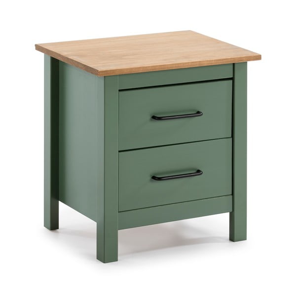 Zelený drevený nočný stolík Marckeric Miranda-image-2