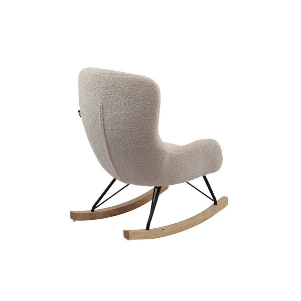 Béžové hojdacie detské kresielko z textílie buklé Rocky – Vipack-image-3