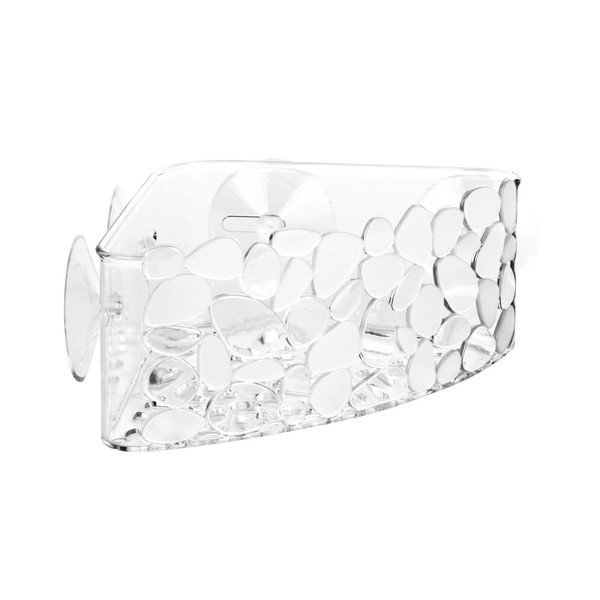 Priehľadný rohový samodržiaci košík iDesign Pebblz-image-2