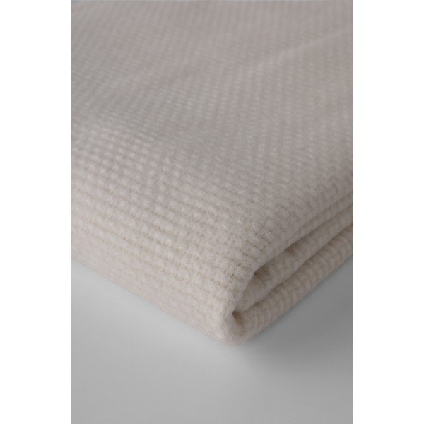 Krémovobiely pléd s podielom bavlny Euromant Zen, 140 x 180 cm-image-3