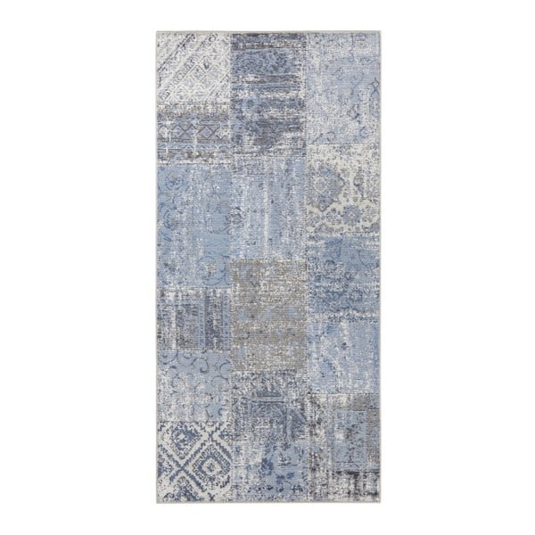 Modrý koberec Elle Decoration Pleasure Denain, 200 × 290 cm