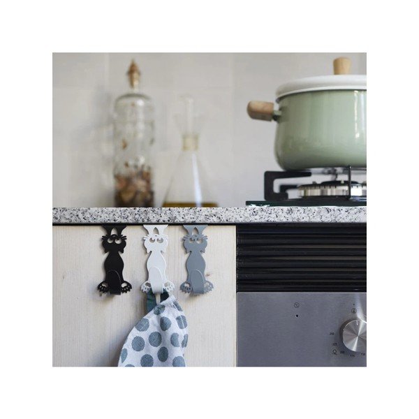 Závesné kovové háčiky v súprave 3 ks Curious Cats – Balvi-image-2