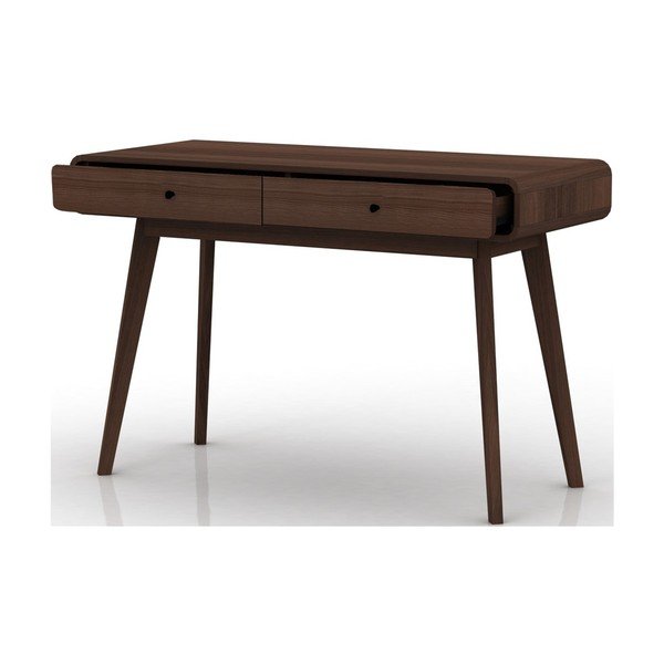 Pracovný stôl v dekore orecha 50x120 cm Cassie – Støraa-image-2