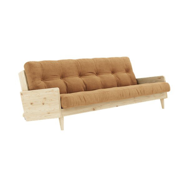 Horčicová rozkladacia pohovka 190 cm India – Karup Design-image-3