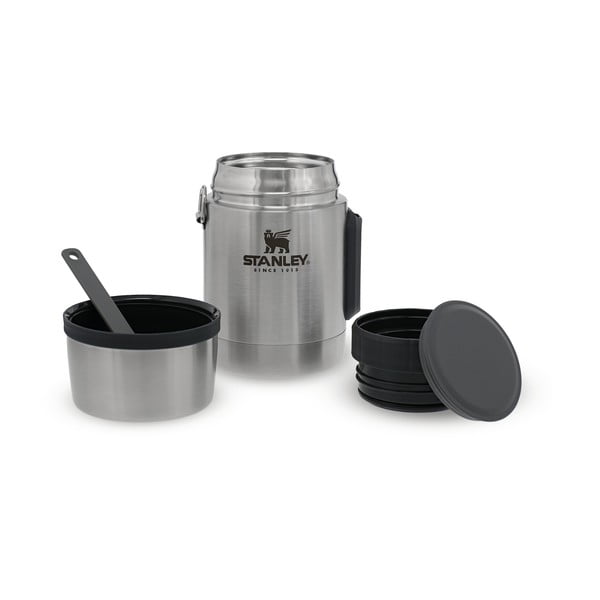 Termoska na jedlo z nehrdzavejúcej ocele v striebornej farbe 530 ml Adventure – Stanley-image-2