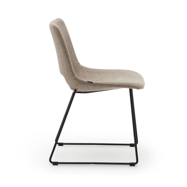 Svetlohnedé jedálenské stoličky v súprave 1 ks Zahara – Kave Home-image-3