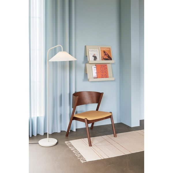 Tmavohnedé kreslo Oblique – Hübsch-image-1