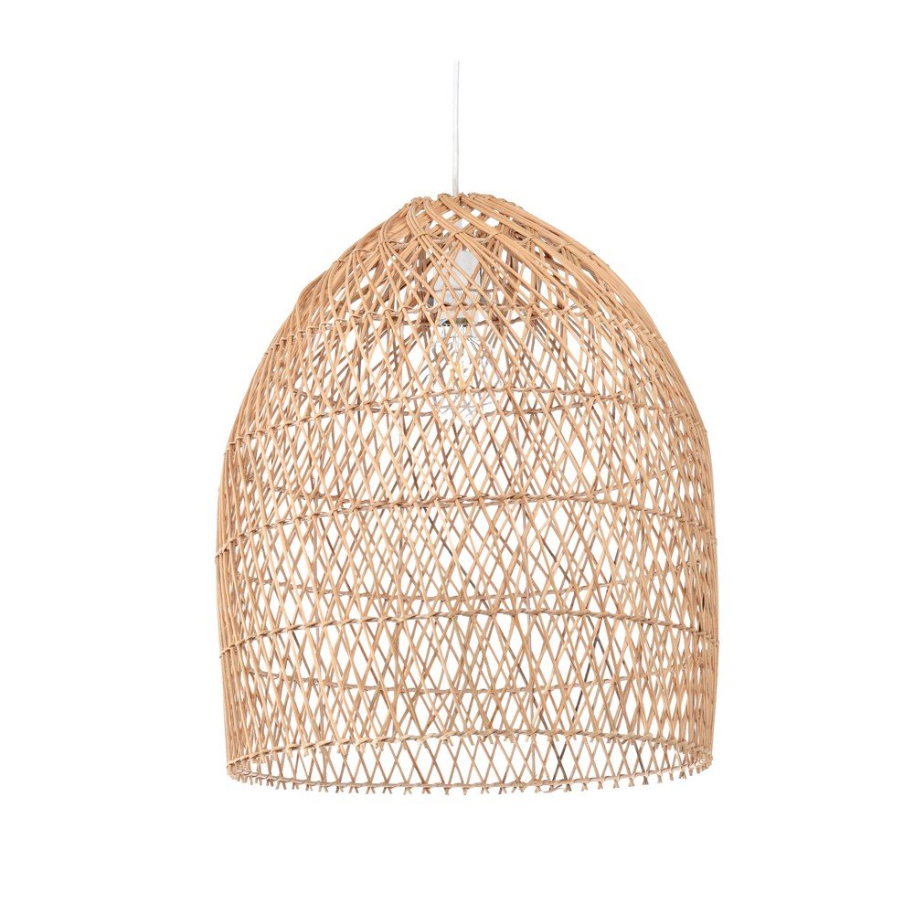 E-shop Ratanové tienidlo v prírodnej farbe ø 44 cm Domitila - Kave Home