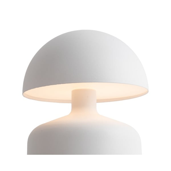 Biela LED stolová lampa (výška 15 cm) Impetu – Leitmotiv-image-3