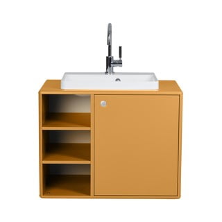 Žltá skrinka s umývadlom bez batérie 80x62 cm Color Bath - Tom Tailor for Tenzo