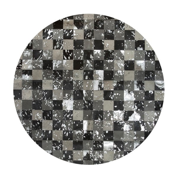 Kožený koberec Pipsa Acid, ⌀ 100 cm
