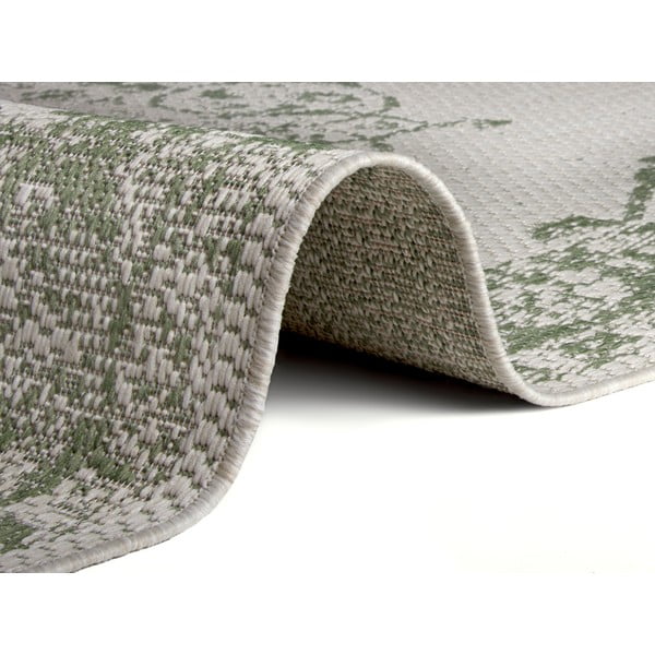 Zeleno-béžový vonkajší koberec Ragami Oslo, 80 x 150 cm-image-1