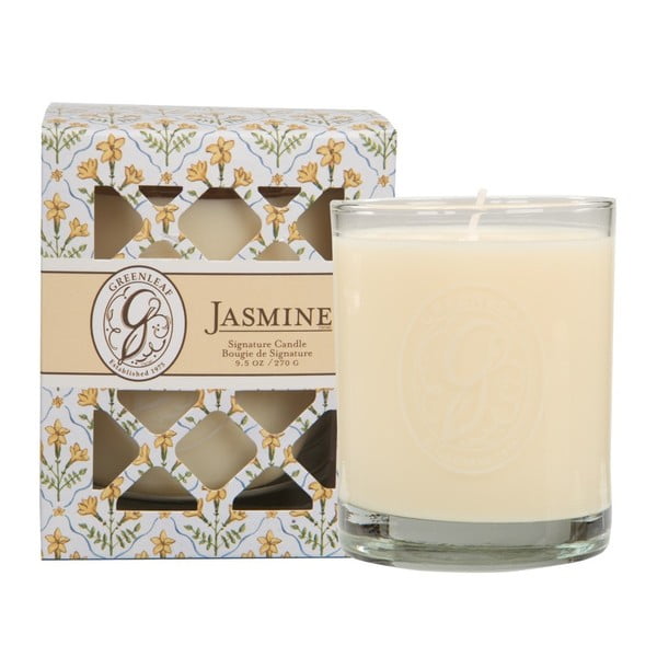 Sviečka s vôňou jazmínu Greenleaf Signature Jasmine, doba horenia až 80 hodín