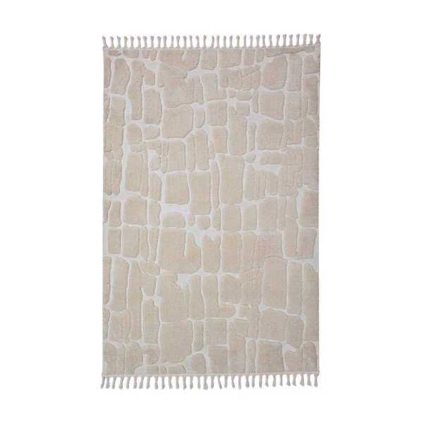 Krémovobiely koberec 160x230 cm Esra Cobbled – Flair Rugs