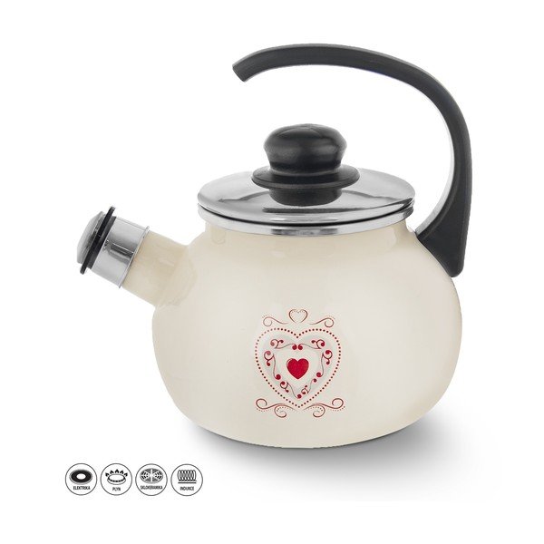 Biela antikoro kanvica na čaj 2 l - Orion
