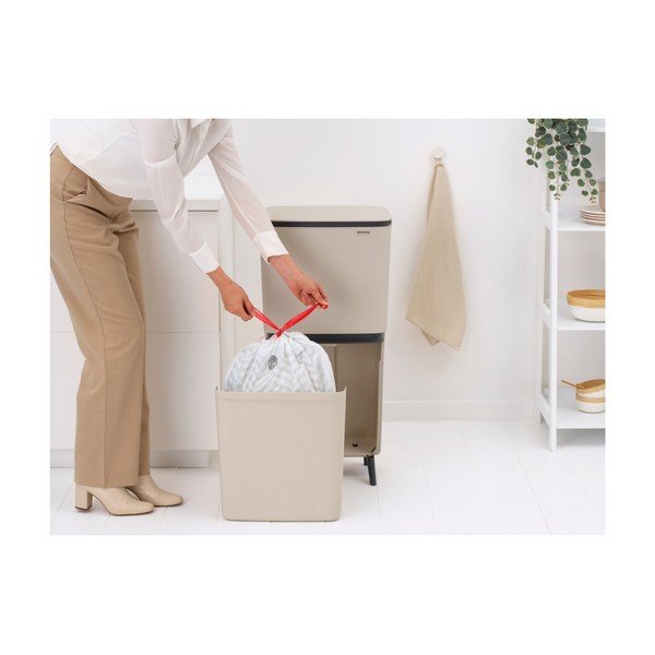 Svetlosivý plastový odpadkový kôš 20+25 l na triedený odpad SortUp Recycle Hi – Brabantia-image-3
