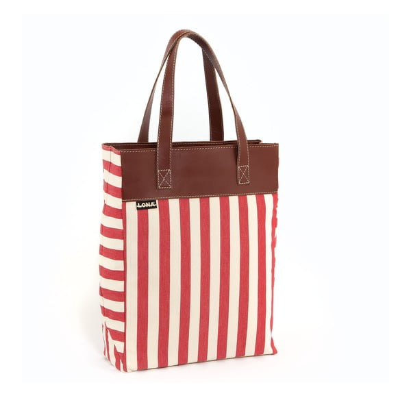 Plátená taška Shopping Bag, červená