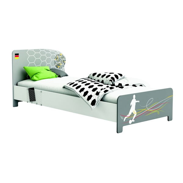 Biela jednolôžková posteľ 13Casa Sport, 90 x 200 cm