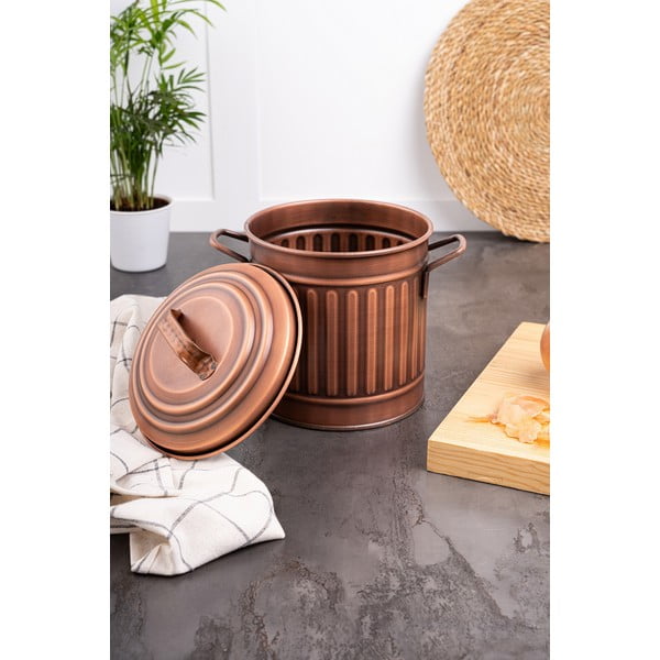 Oceľový odpadkový kôš 4 l - Hermia-image-2