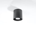 Tmavosivé bodové svietidlo ø 10 cm Roda – Sollux