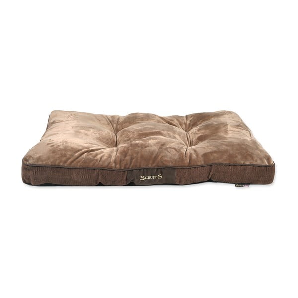 Hnedý plyšový matrac pre psa 70x100 cm Scruffs Chester L – Plaček Pet Products