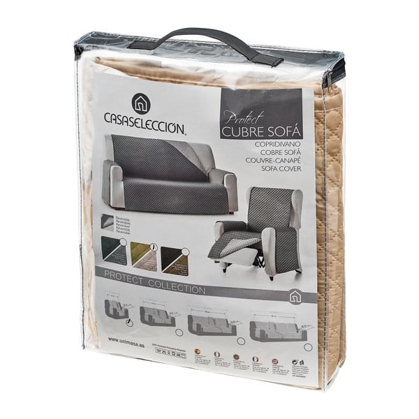 Béžový ochranný poťah na kreslo 55 cm Protect – Casa Selección-image-3