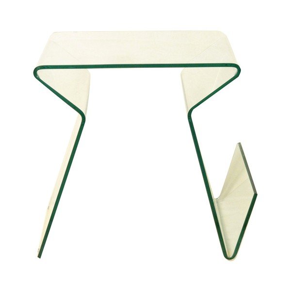 Sklenený odkladací stolík/stojan na časopisy Esidra Ra-image-2