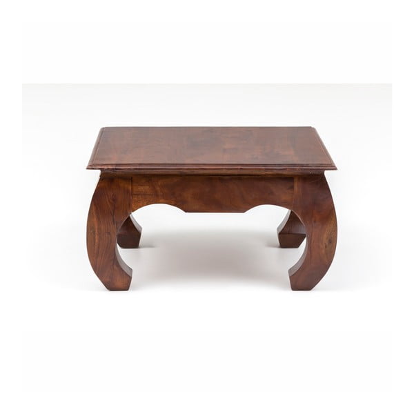 Konferenčný stolík z akáciového dreva WOOX LIVING Bali, 75 × 75 cm