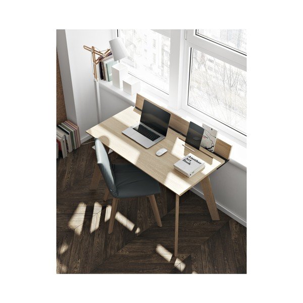 Písací stôl v dekore dubového dreva TemaHome Loft-image-3