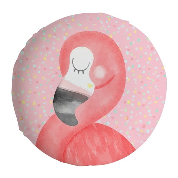 Vankúš Pooch Flamingo, 48 x 48 cm