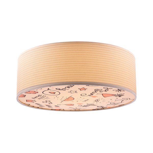 Detské stropné svietidlo s textilným tienidlom ø 38 cm Kiddy – Candellux Lighting-image-3