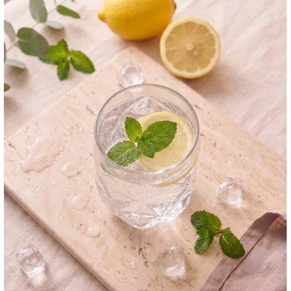 Poháre v súprave z borosilikátového skla 6 ks 400 ml Geo – Vialli Design-image-2