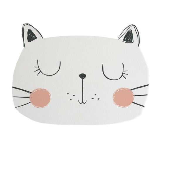 Detská predložka Little Nice Things Cat, 80 × 60 cm