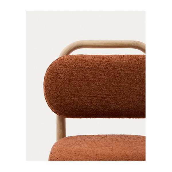 Detská stolička v terakotovej farbe Helda – Kave Home-image-3