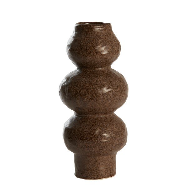 Hnedá keramická váza (výška  33,5 cm) Rogano – Light & Living