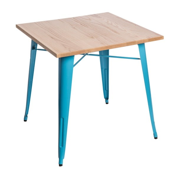Modrý jedálenský stôl D2 Paris Ash Wood