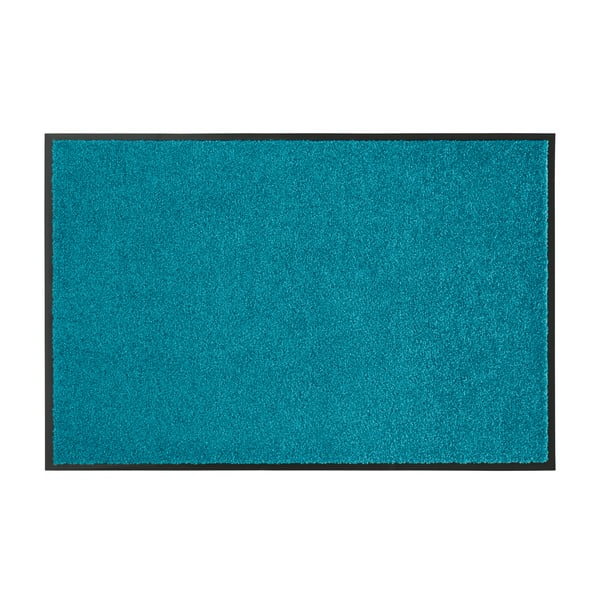 Tyrkysová rohožka Hansa Home Wash & Clean, 39 x 58 cm