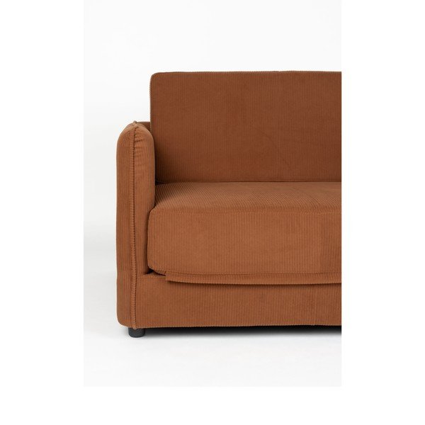 Oranžovohnedé kreslo Jopie – White Label-image-1