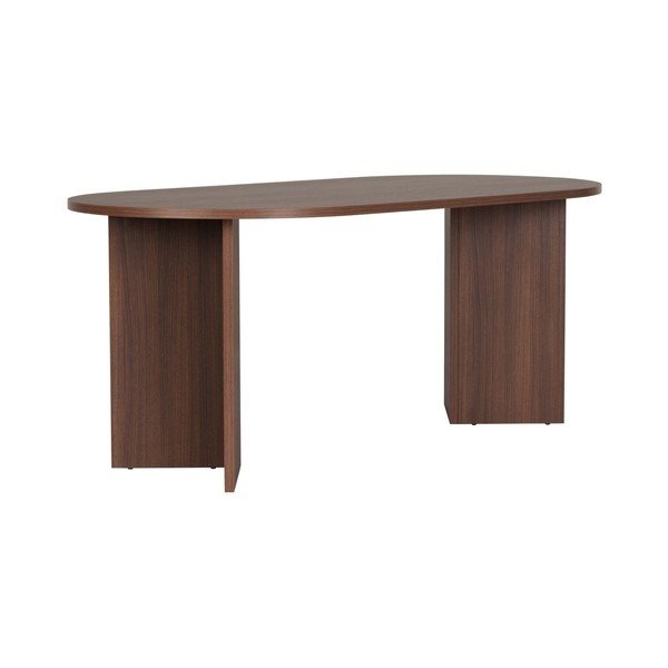 Jedálenský stôl v dekore orecha 89,5x180 cm Sablin – Kalune Design