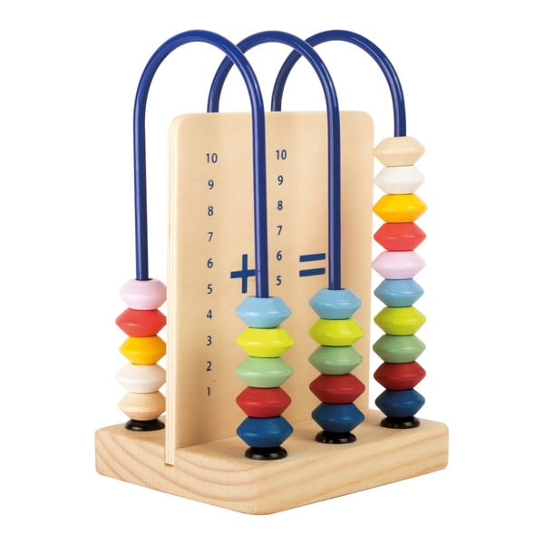 Detská drevená edukatívna hra na počítanie Legler Abacus