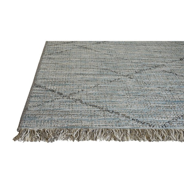 Modro-sivý vonkajší koberec Floorita Les Les Gipsy Blue, 155 × 230 cm-image-2