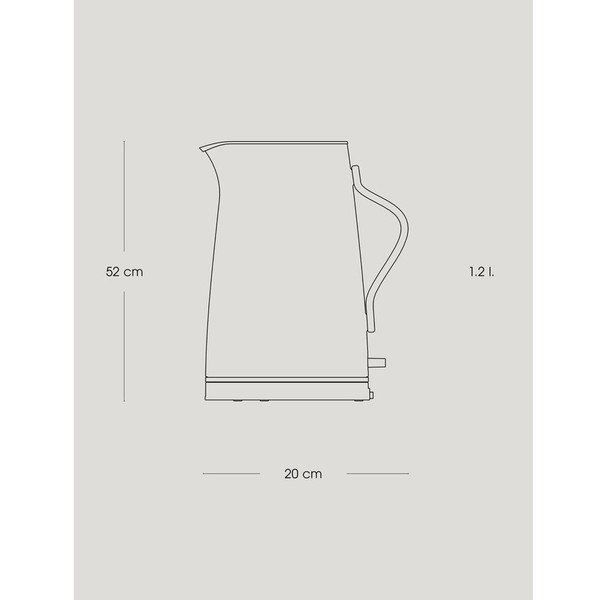Čierna rýchlovarná kanvica z nehrdzavejúcej ocele 1,2 l Emma – Stelton-image-4