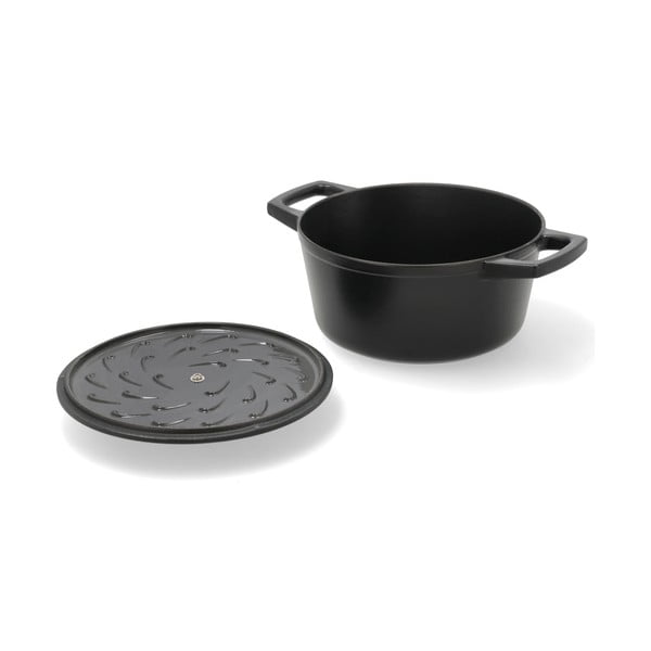 Liatinový hrniec s pokrievkou na indukciu 3,6 l – Holm-image-3