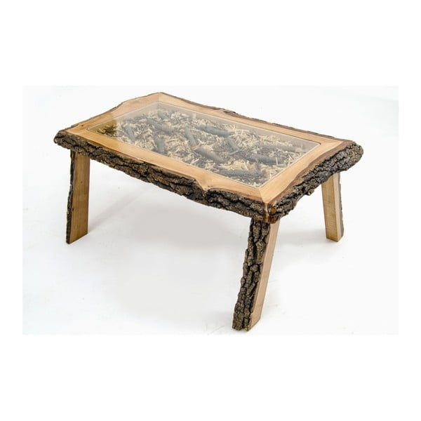 Ručne vyrobený konferenčný stolík z dubového dreva Miyola