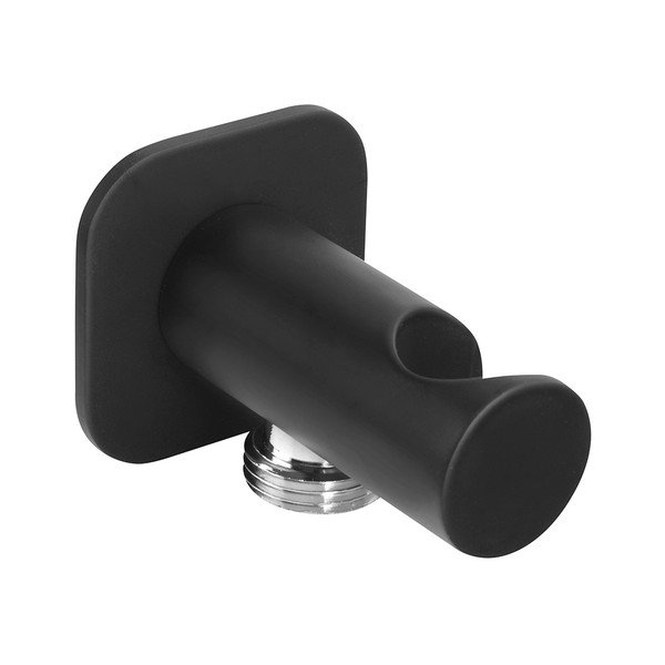 Matne čierny mosadzný diel na pripojenie sprchy – Sapho