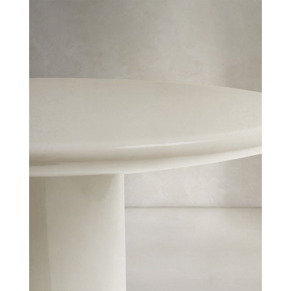 Betónový okrúhly Záhradný konferenčný stolík ø 85 cm Albanella – Kave Home-image-4