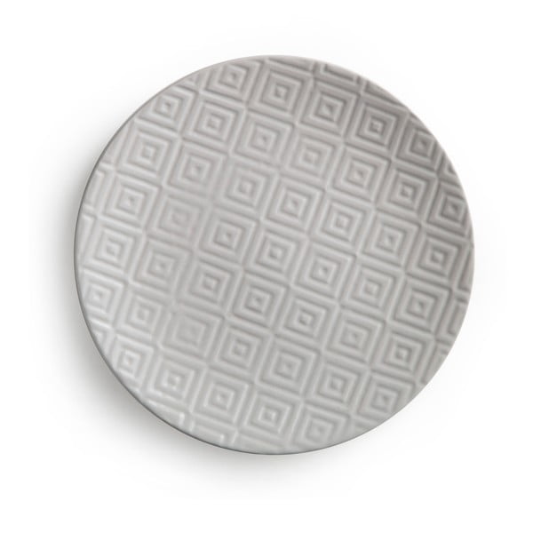 Sivý tanier Brandani Teoret, ⌀ 26,5 cm
