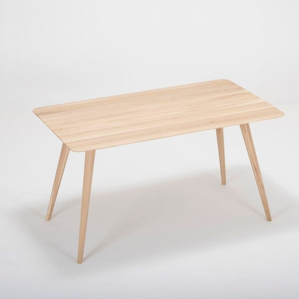 Pracovný stôl z masívneho dubového dreva Gazzda Stafa-image-2