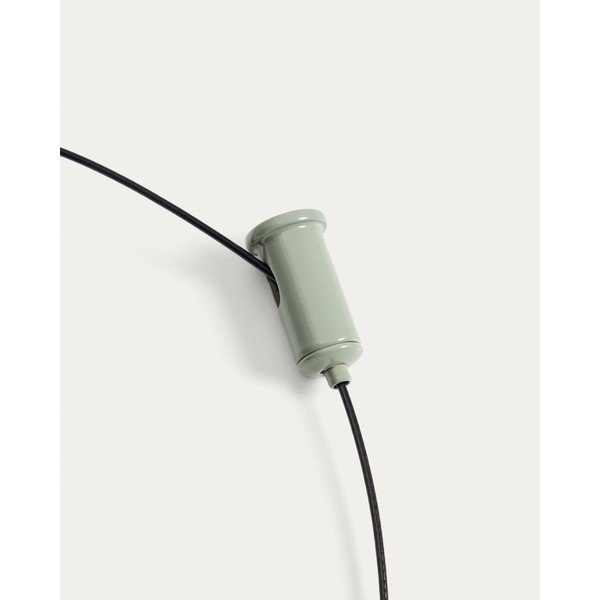 Svetlozelené LED stmievateľné závesné svetlo s kovovým tienidlom Porte – Kave Home-image-4