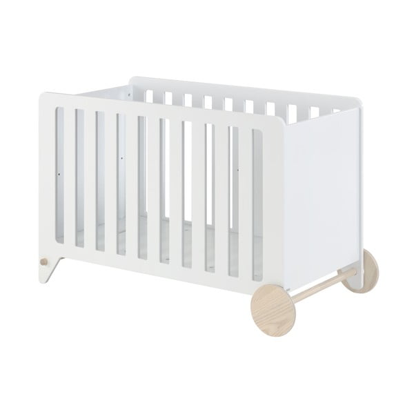 Biela detská postieľka Kave Home Nunila, 120 x 60 cm-image-2